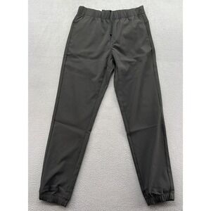 Members Mark Pants Mens Travel Jogger Black 4-Way Stretch Moisture Wicking Sz S